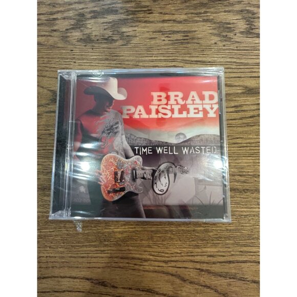 Brad Paisley Time Well Wasted CD  Country Album Sony BMG Arista 2005 New Sealed - Picture 1 of 2